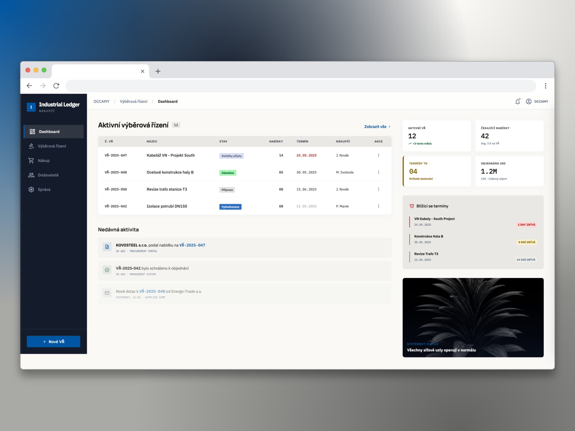 Industrial Ledger